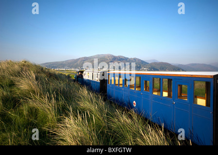 Fairbourne Gwynd Wales UK Eisenbahn kleine Gauge Steam Stockfoto