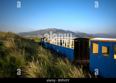 Fairbourne Gwynd Wales UK Eisenbahn kleine Gauge Steam Stockfoto