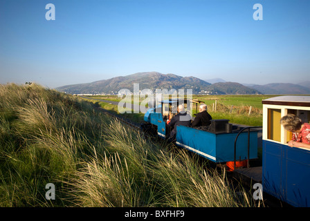 Fairbourne Gwynd Wales UK Eisenbahn kleine Gauge Steam Stockfoto