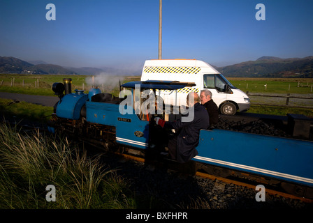 Fairbourne Gwynd Wales UK Eisenbahn kleine Gauge Steam Stockfoto