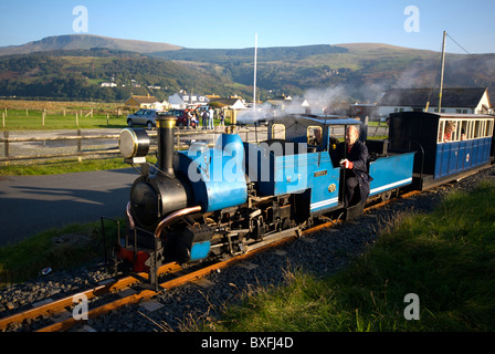 Fairbourne Gwynd Wales UK Eisenbahn kleine Gauge Steam Stockfoto