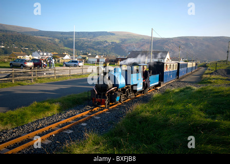 Fairbourne Gwynd Wales UK Eisenbahn kleine Gauge Steam Stockfoto