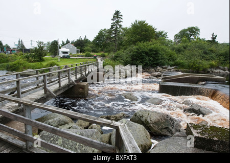 Old Woolen Mill Museum, Barrington, Nova Scotia, Kanada. Stockfoto