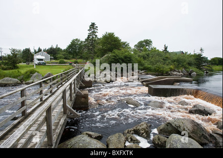 Old Woolen Mill Museum, Barrington, Nova Scotia, Kanada. Stockfoto