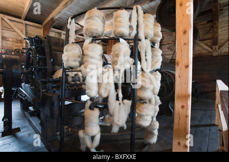 Old Woolen Mill Museum, Barrington, Nova Scotia, Kanada. Stockfoto