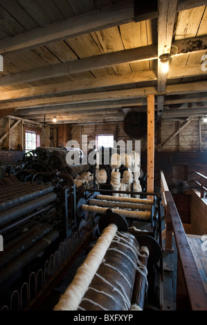 Old Woolen Mill Museum, Barrington, Nova Scotia, Kanada. Stockfoto