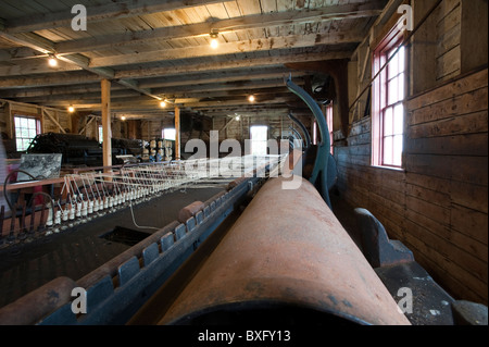 Old Woolen Mill Museum, Barrington, Nova Scotia, Kanada. Stockfoto