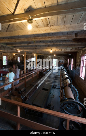 Old Woolen Mill Museum, Barrington, Nova Scotia, Kanada. Stockfoto