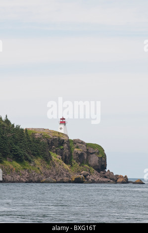 Nova Scotia, Kanada. Boar es Head Lighthouse Tiverton Westport Dorf, Brier Island. Stockfoto