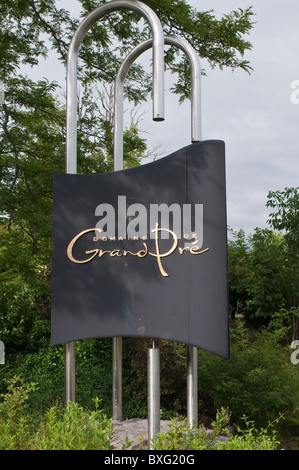 Nova Scotia, Kanada. Grand Pré Weingut. Stockfoto