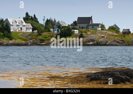 Nova Scotia, Kanada. Fischerdörfer rund um Blue Rocks im Lunenburg Hafen. Stockfoto