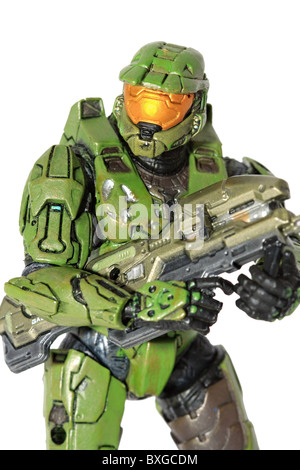 Halo-Action-Figur. Stockfoto