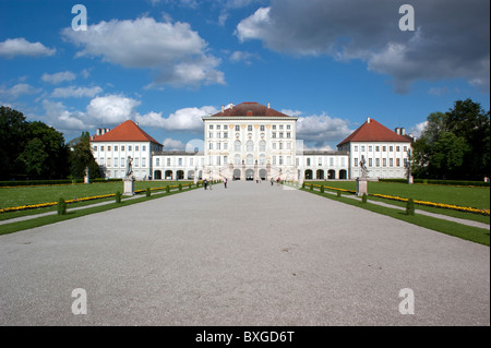 Schloss Nymphenburg in München. Im Hauptgebäude. Stockfoto