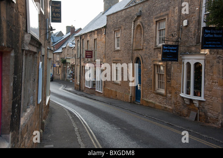 Geschäfte in der Cotswold-Dorf Stow auf die würde, Gloucestershire, England Stockfoto