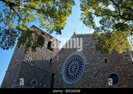 Italien, Triest, die Kathedrale San Giusto Stockfoto