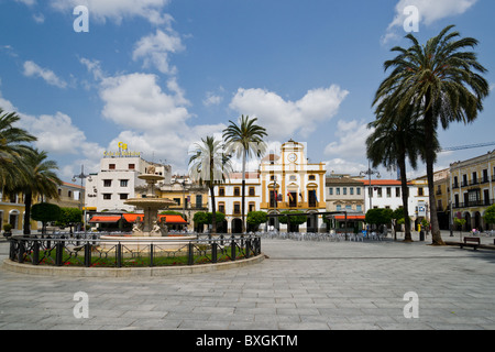 Plaza de España in Mérida, Spanien Stockfoto
