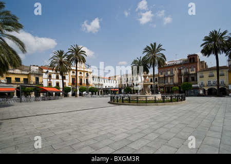 Plaza de España in Mérida, Spanien Stockfoto
