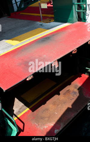 Gangplank, Star Ferry, Hongkong, China Stockfoto