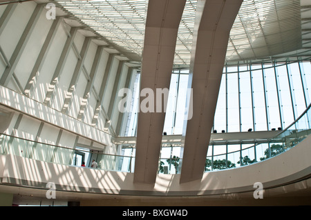Innenraum der IFC Mall, Hong Kong Insel, China Stockfoto