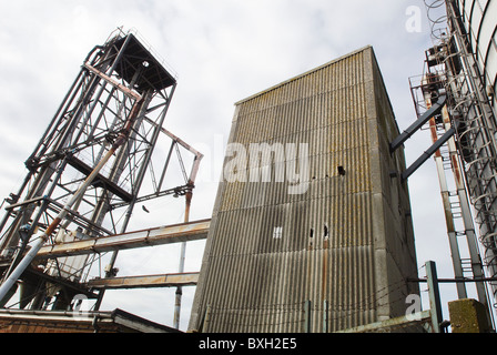 Korn-Lager auf dem Boal Kai Kings Lynn Norfolk UK Stockfoto