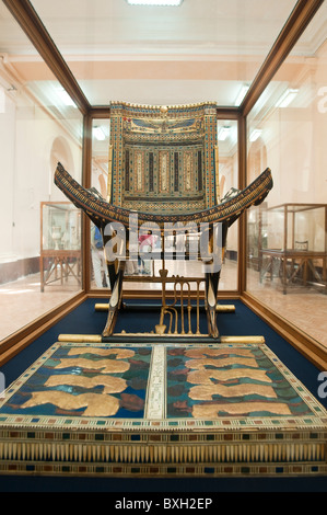 Ägypten, Kairo. Das ägyptische Museum (Museum für ägyptische Altertümer). Stockfoto