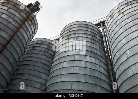 Korn-Lager auf dem Boal Kai Kings Lynn Norfolk UK Stockfoto
