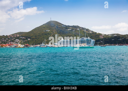 Marina Hafen in St. Thomas-Jungferninseln in der Karibik Stockfoto