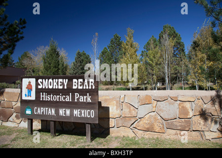 Smokey Bear Geschichtspark Stockfoto