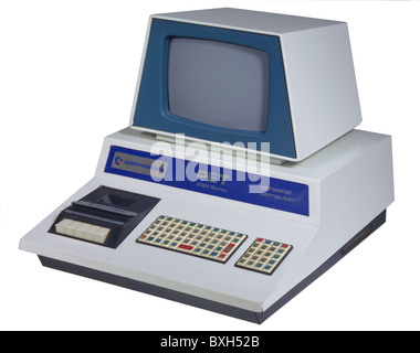 Computer / Elektronik, Computer, Commodore PET 2001, USA, 1977, historisch, historisch, 70er, 70er, 20. Jahrhundert, kompakt, Personal Computer, Computer, Technik, Technik, Clipping, Cut-out, integrierte Datenette, Massenspeicher, Speicher, Prozessor, Prozessoren 6502, Tastatur, Personal, Heimcomputer, Erfindung, PC, Personal Electronic Transactor, Display, Hardware, Cut-out, Cut-outs, Additional-Rights-Clearences-not available Stockfoto