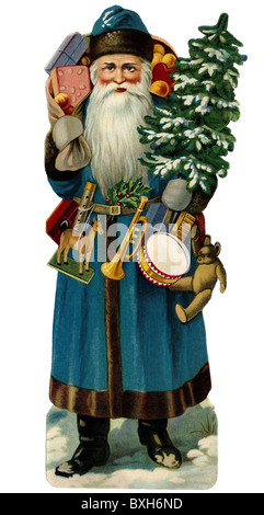 Tradition / Folklore, Deutschland, Weihnachtsmann, um 1925, Zusatz-Rechte-Clearenzen-nicht vorhanden Stockfoto