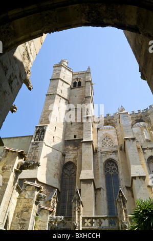 Kathedrale Saint-Just in Narbonne Frankreich Stockfoto