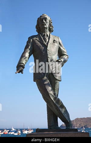 Statue von Salvador Dali Cadaqués Emporda Catalunya Spanien Stockfoto