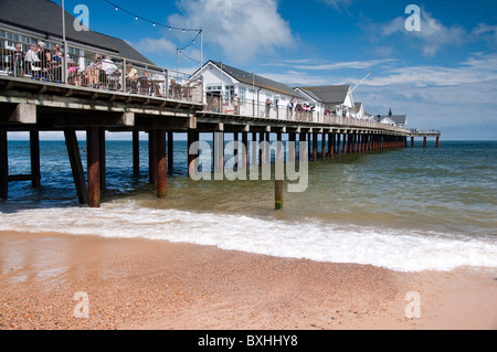 Einem hellen sonnigen Nachmittag in Southwold an der Küste von Suffolk Erbe. Stockfoto