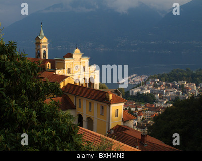 Madonna del Sasso, Locarno, Tessin, Schweiz Stockfoto