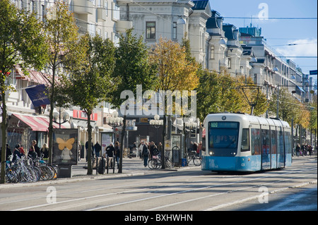 Stadtzentrum (Kungsportsavenyen), Göteborg, Schweden. Stockfoto