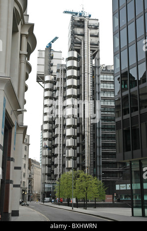 Lloyds Gebäude auch innen heraus Gebäude 1 Lime Street City of London Uk Architekt: Richard Rogers Stockfoto