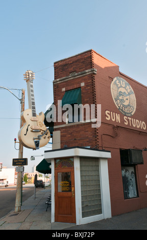 Sun Studio, recording Anlage wo viele Musik-Legenden ihre Karriere begann, darunter Elvis Presley, Johnny Cash Stockfoto