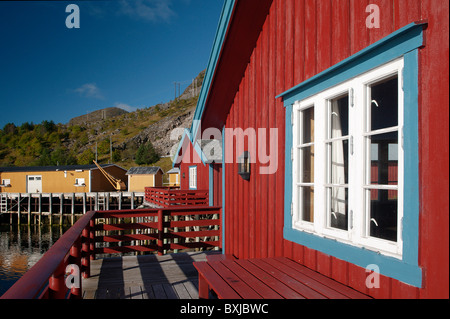 Die Lofoten sind eine Inselgruppe und eine traditionelle District in der Grafschaft von Nordland, Norwegen. Stockfoto