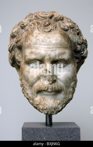 Demosthenes (384-322 v. Chr.). Stockfoto