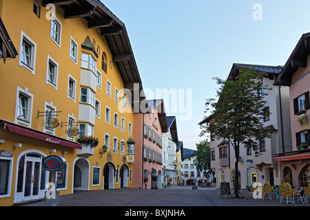 Österreich-Kitzbühel am frühen Morgen Stockfoto