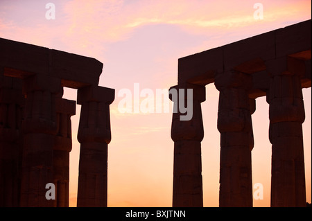 Ägypten, Luxor. Luxor-Tempel. Stockfoto