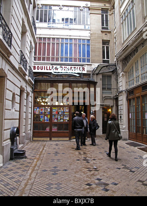 Restaurant Chartier, historische Gebäude, 7 Rue du Faubourg Montmartre, Paris, Frankreich Stockfoto