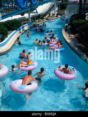 Wet and Wild Lazy River, Orlando, Florida, USA Stockfoto