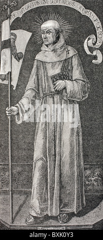 Johannes von Capistrano (Italienisch: Giovanni da Capistrano), 1386-1456. Italienischer Franziskaner Priester. Stockfoto