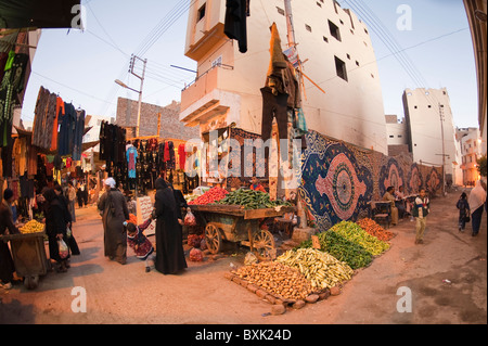 Ägypten, Luxor. Souk El-Markt. Stockfoto