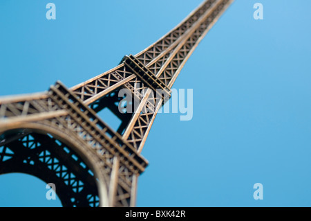 Nahaufnahme von einem Eiffel-Turm-souvenir Stockfoto