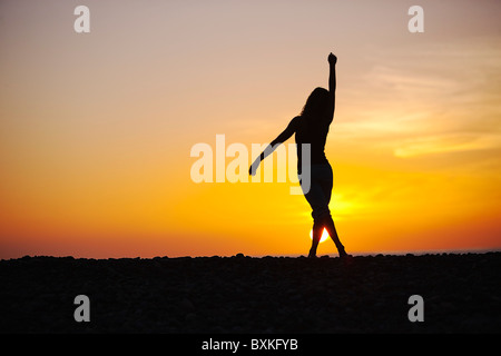 Frau, Baja California Sur, Mexiko Stockfoto