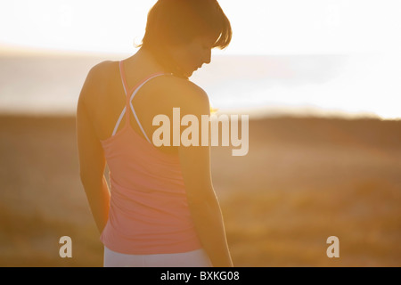 Frau, Baja California Sur, Mexiko Stockfoto