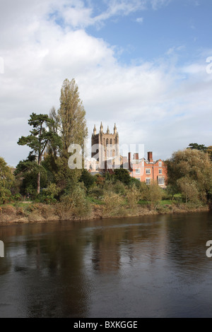 Hereford Stockfoto