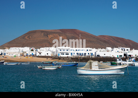 Angelboot/Fischerboot In Caleta De Sebo Stockfoto